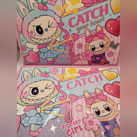 Labubu 54 Colorful Eyeshadow Palette& Lipgloss Set - Picture 5 of 5